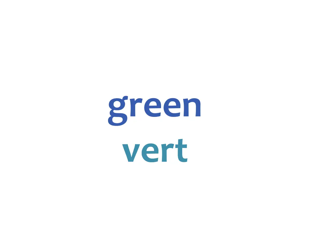 green vert
