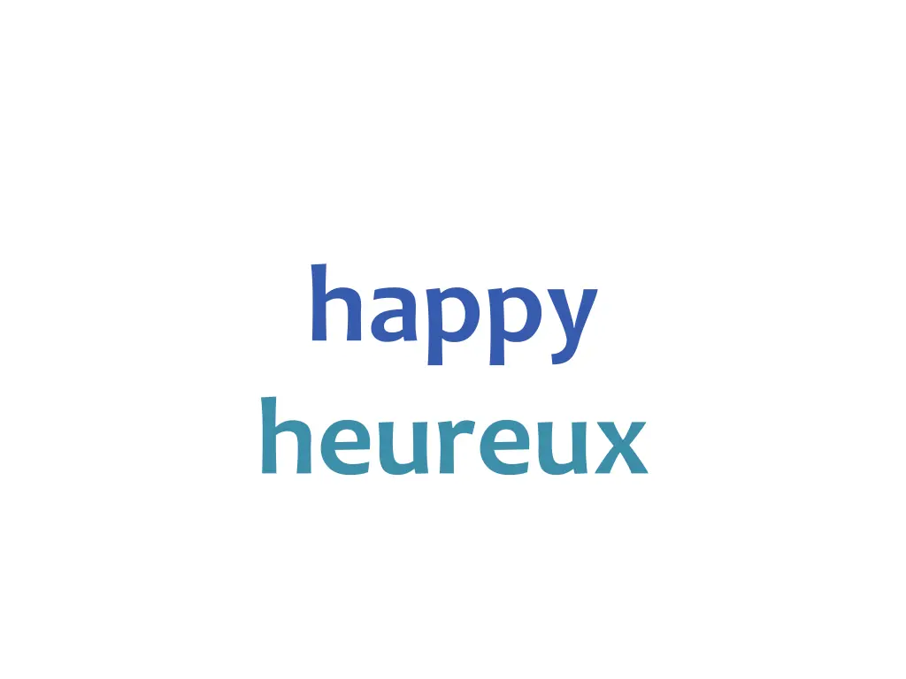 happy heureux