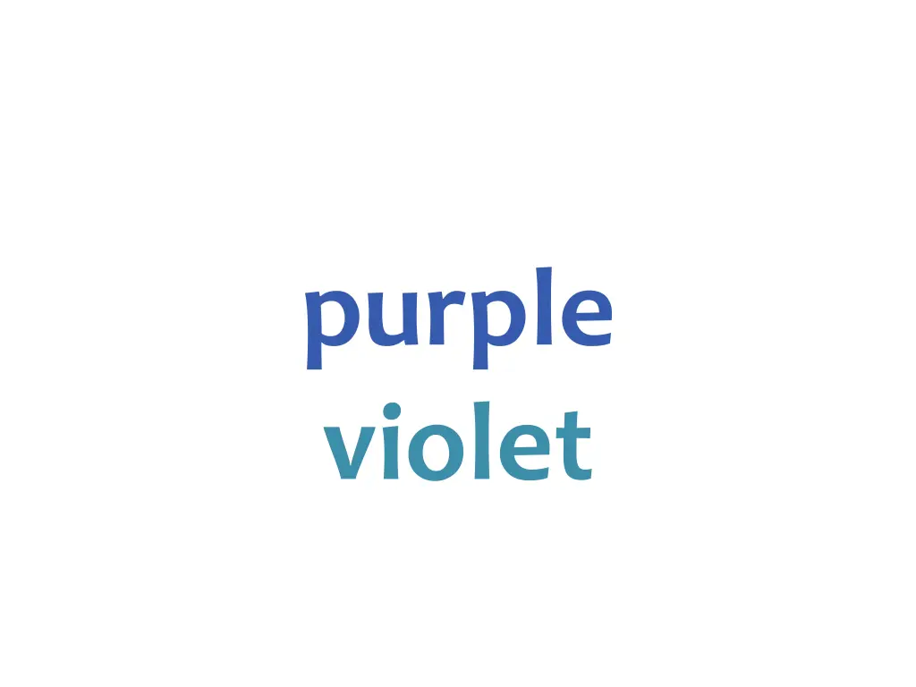purple violet