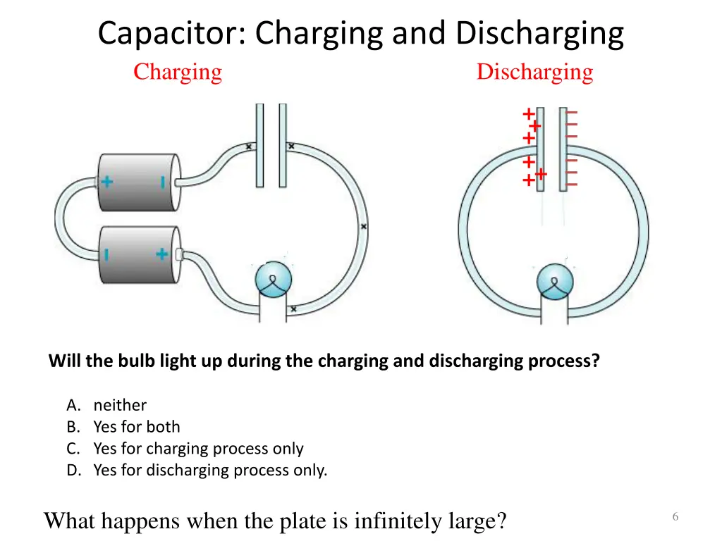 capacitor charging and discharging charging