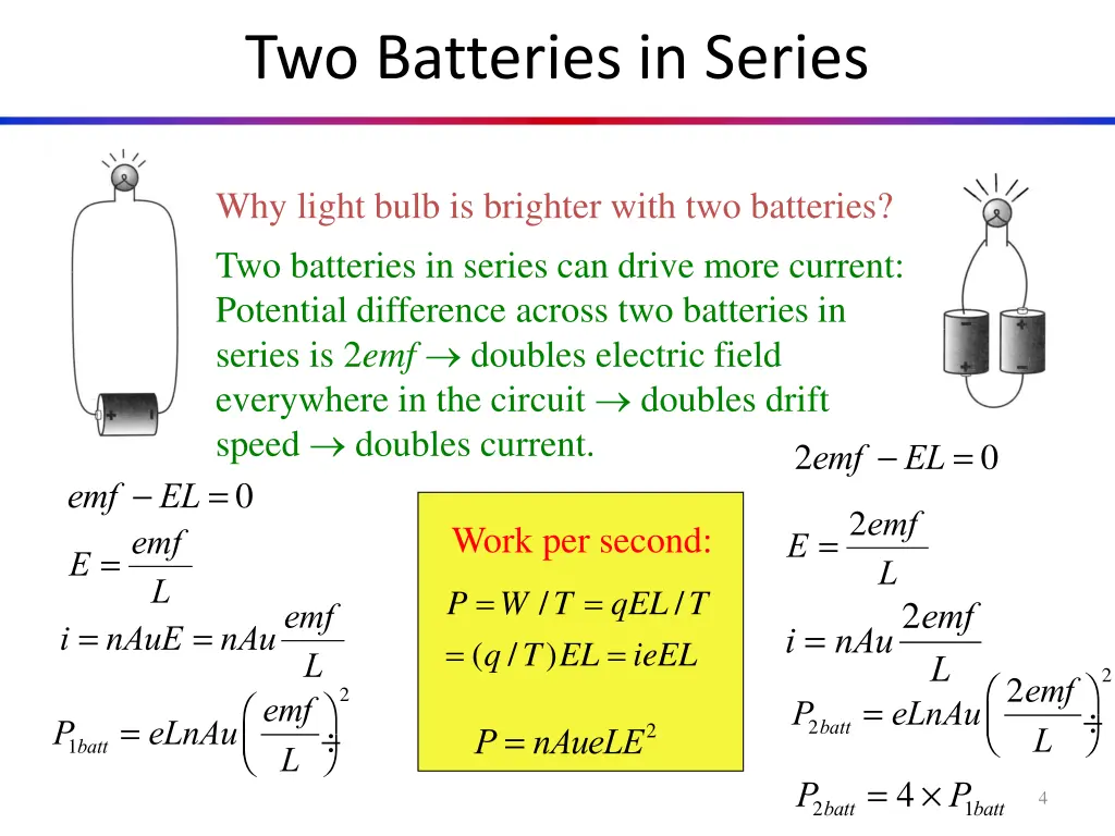two batteries in series