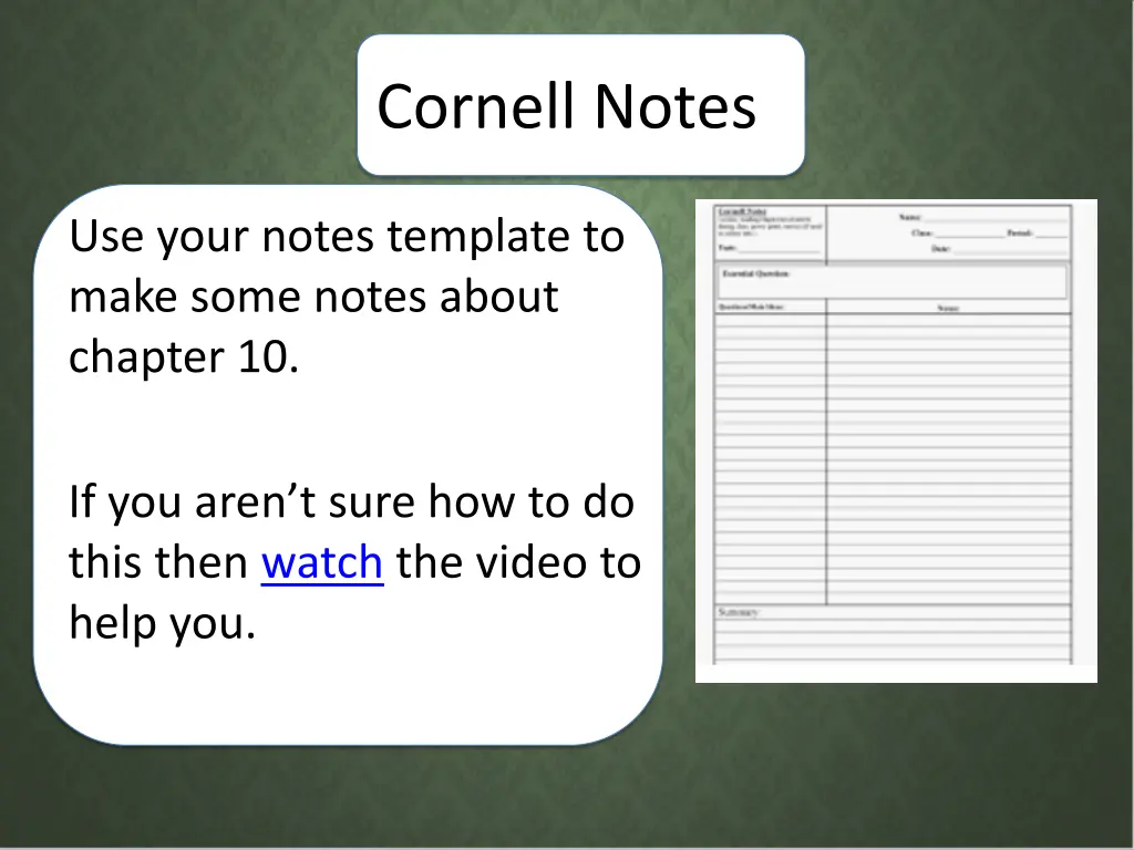cornell notes