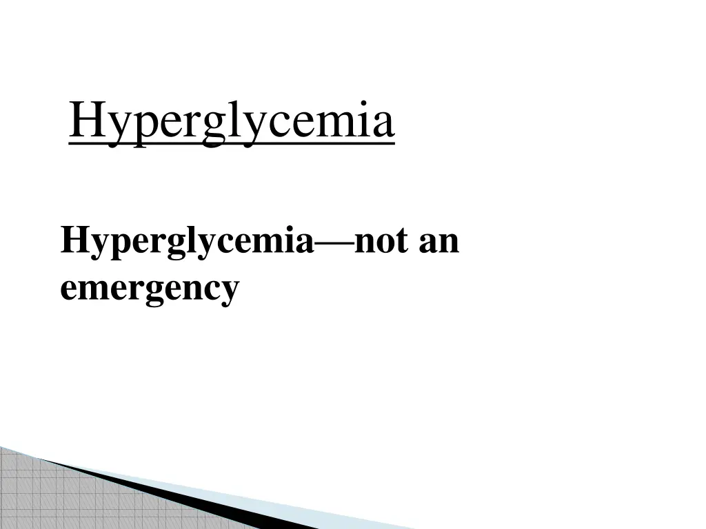 hyperglycemia