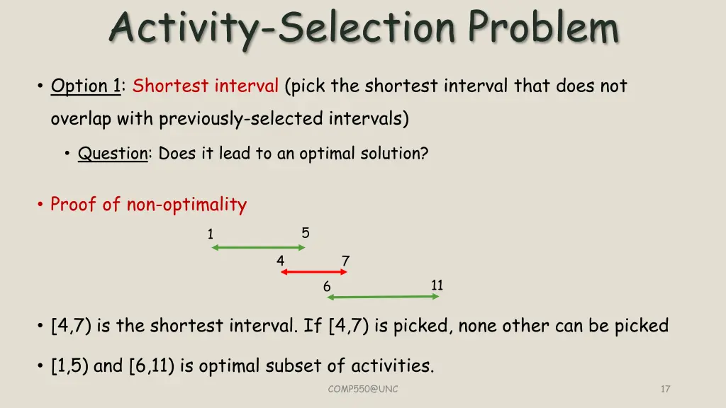 activity selection problem 6