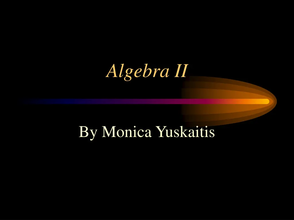 algebra ii