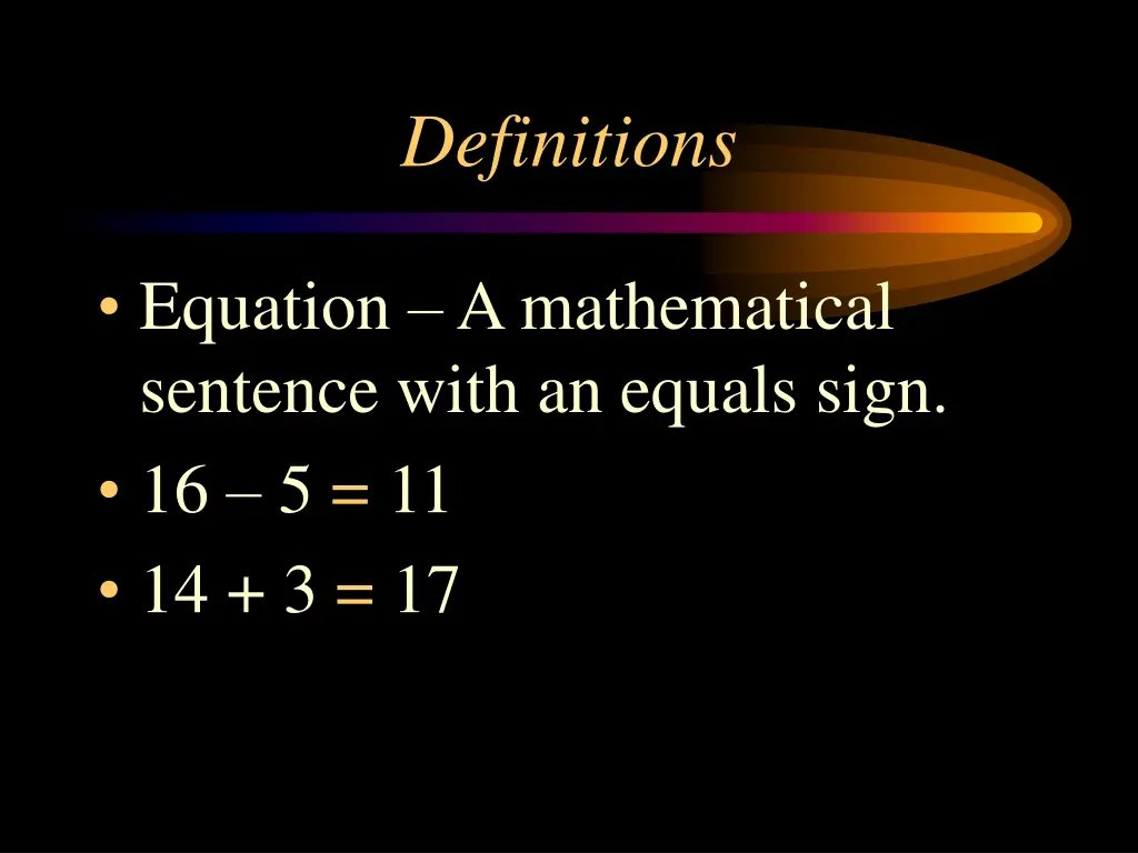 definitions 1