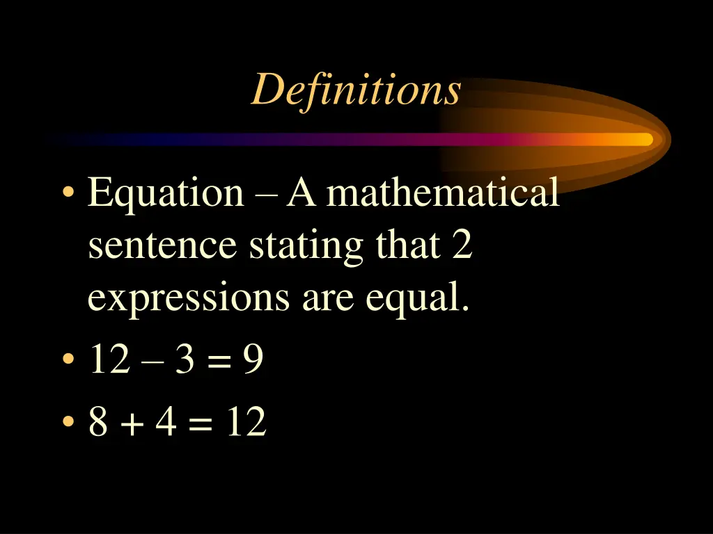 definitions