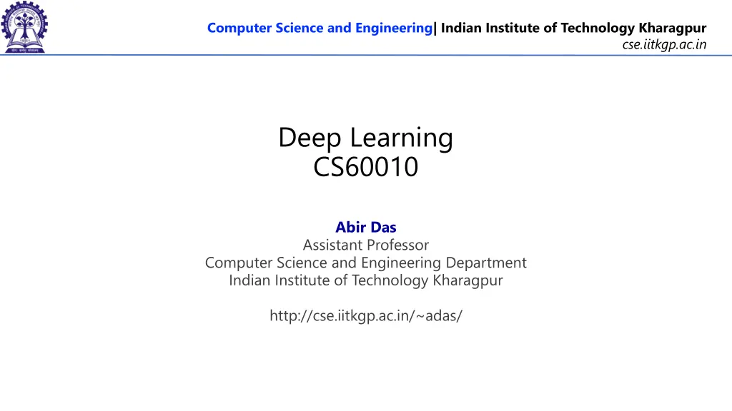 computer science and engineering indian institute