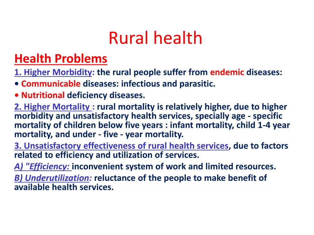 rural health 1