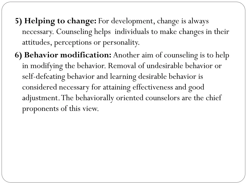 5 helping to change for development change