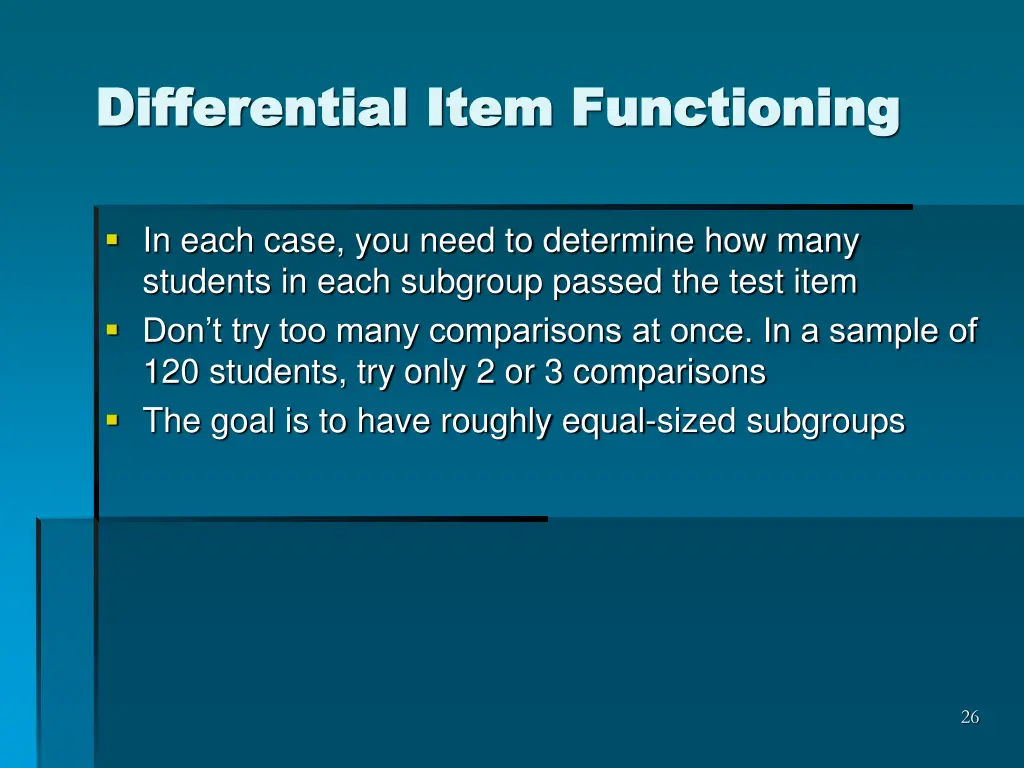 differential item functioning differential item 2