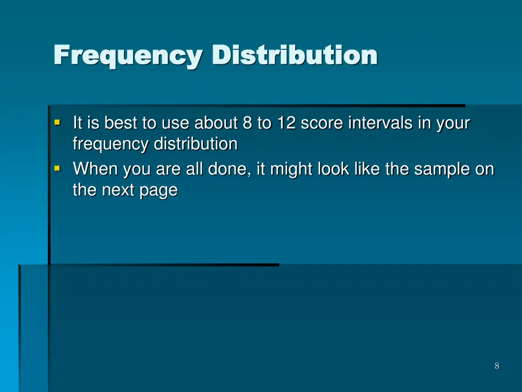 frequency distribution frequency distribution 2