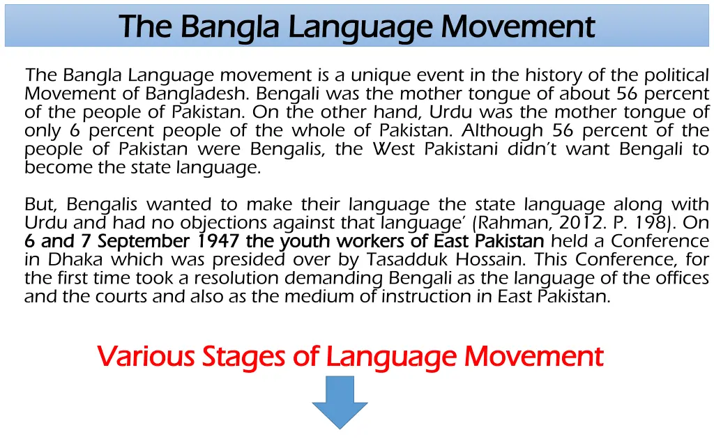 the the bangla bangla language movement language