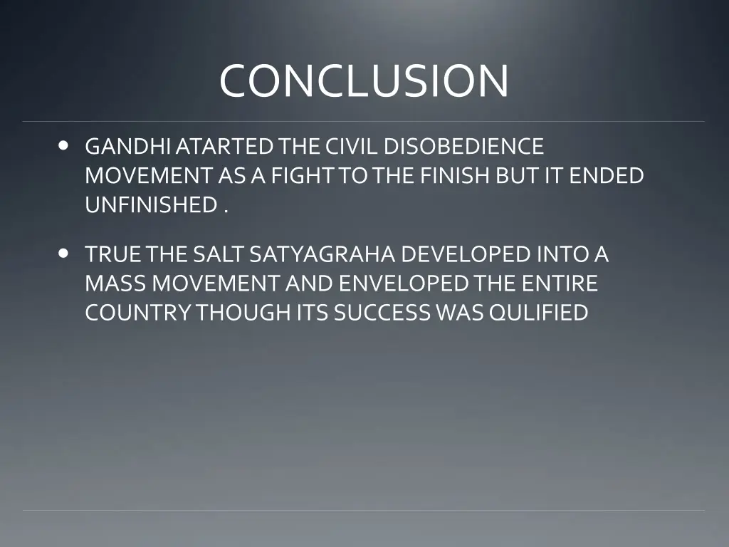 conclusion