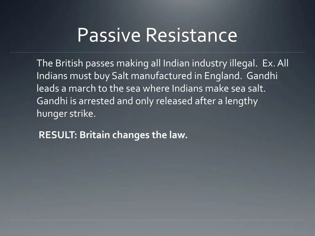 passive resistance 1