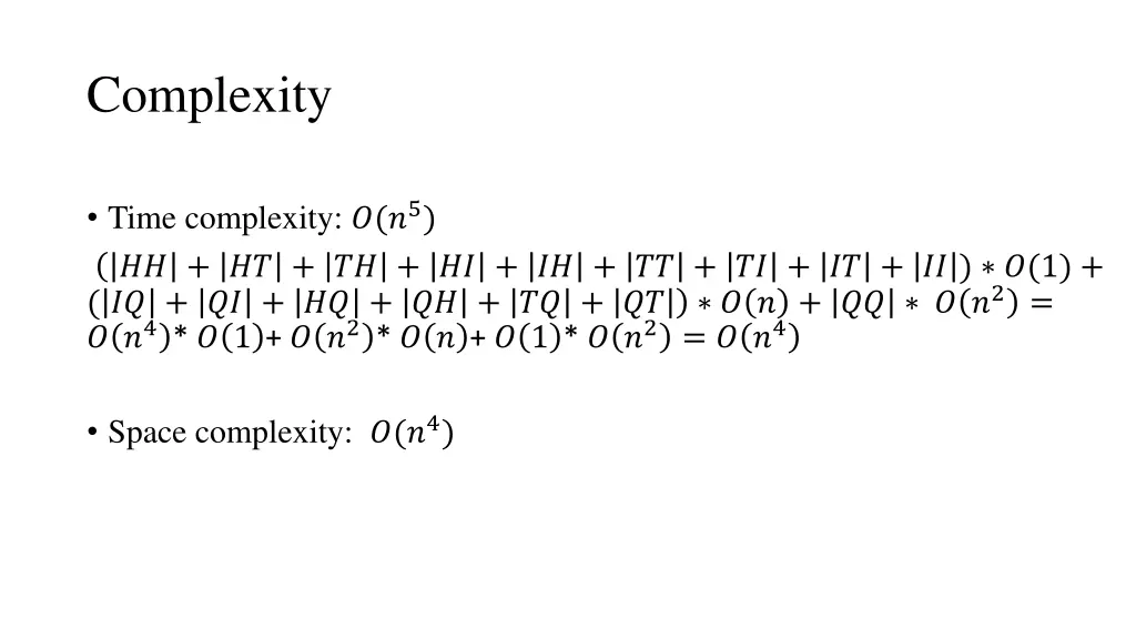 complexity
