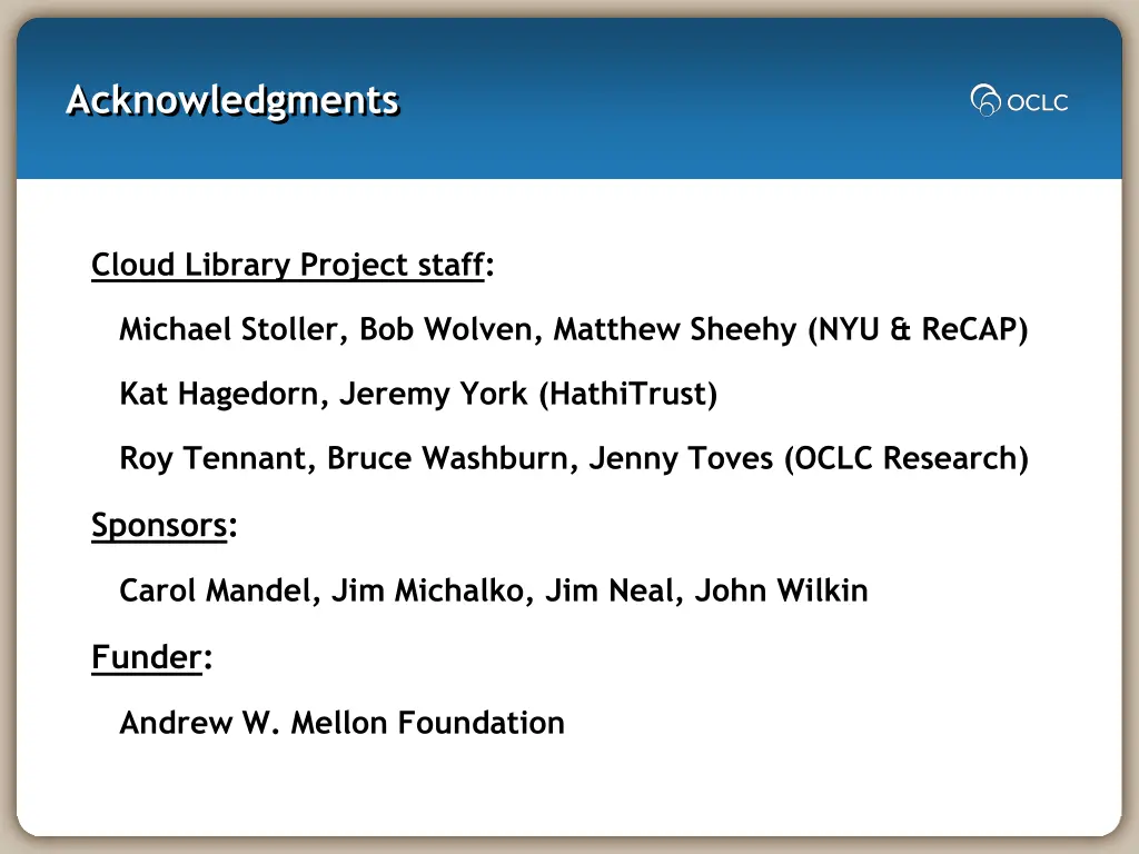 acknowledgments
