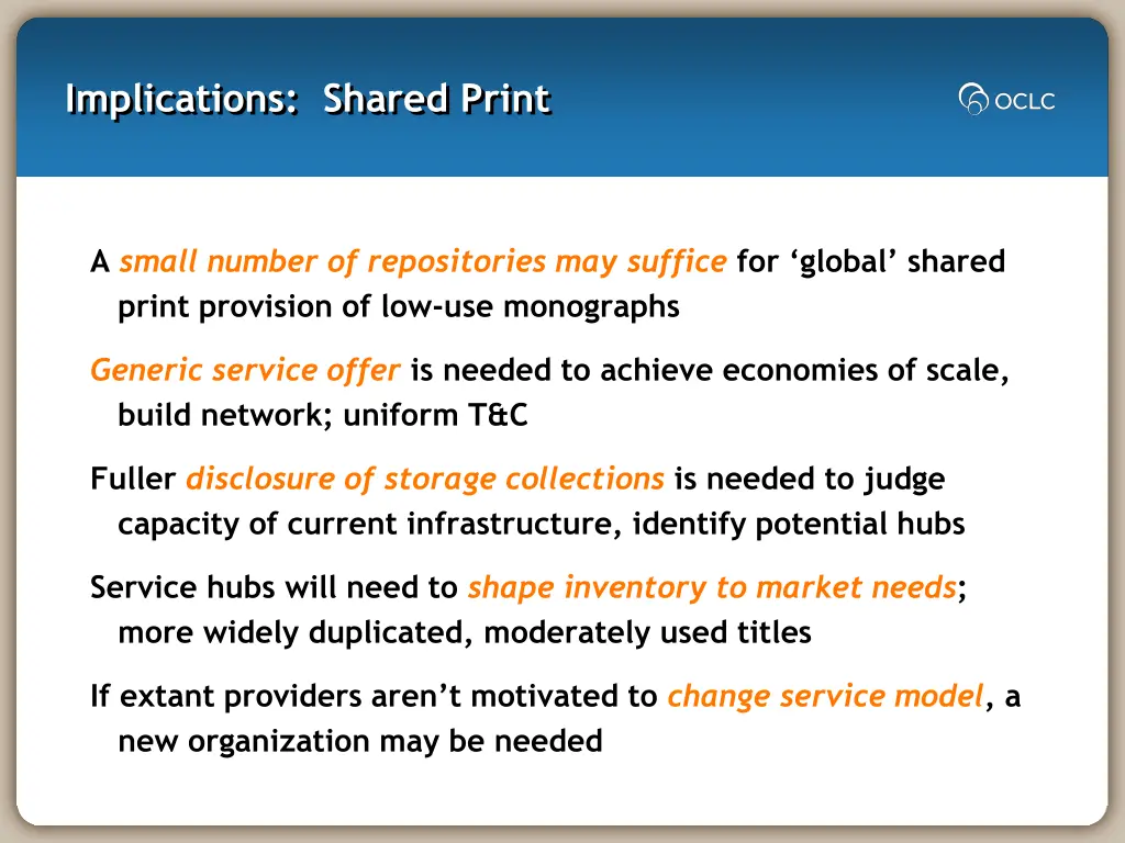 implications shared print