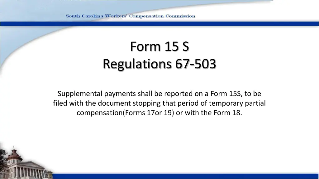 form 15 s regulations 67 503