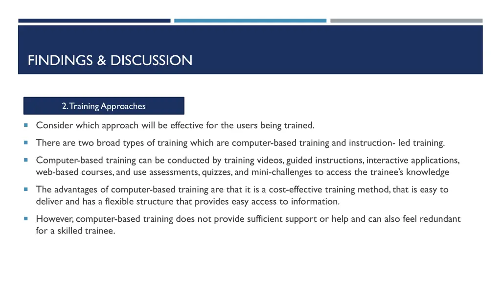 findings discussion 1
