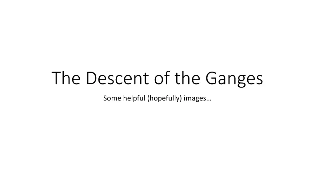 the descent of the ganges