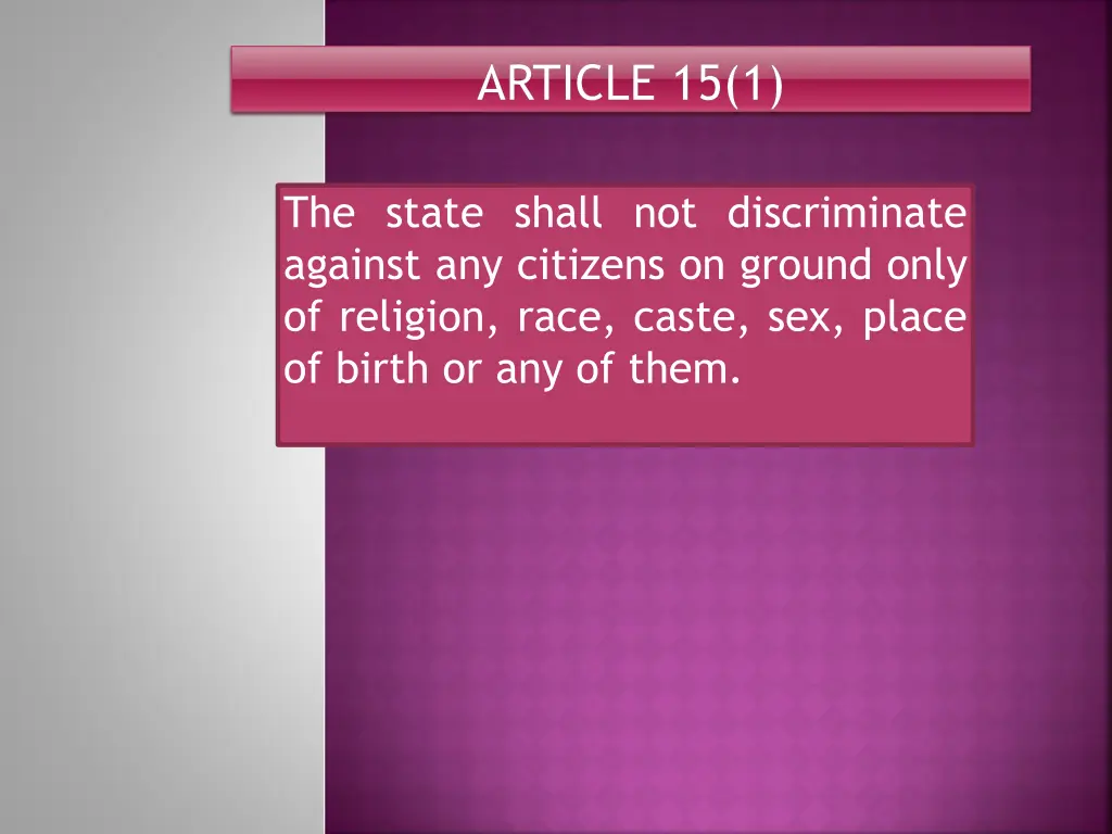 article 15 1