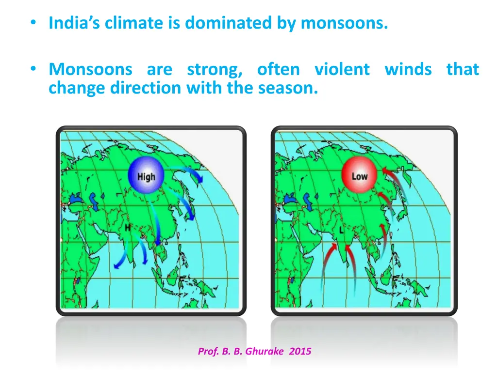 india s climate is dominated by monsoons