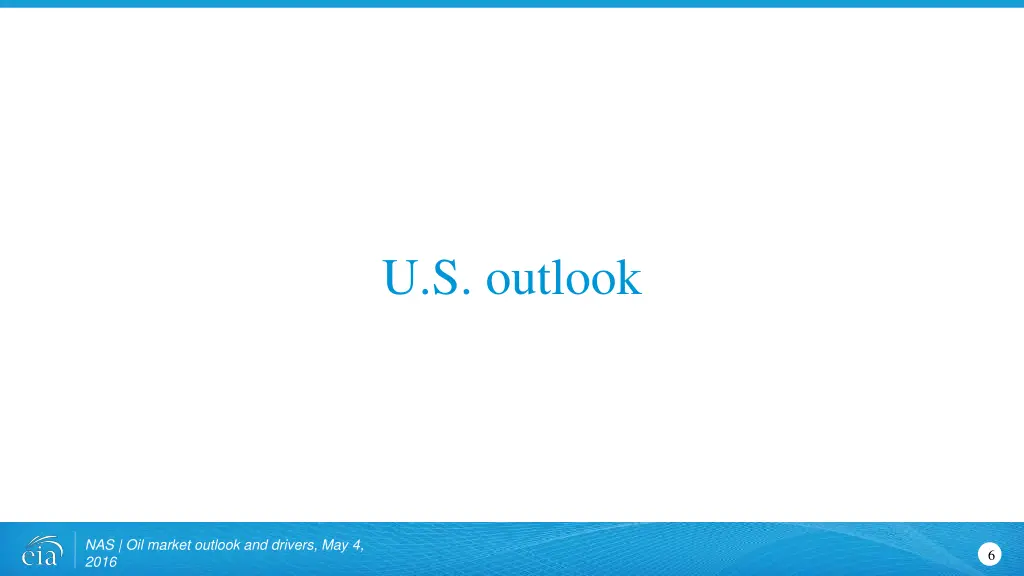 u s outlook