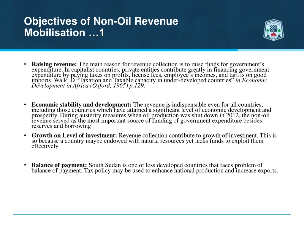 objectives of non oil revenue mobilisation 1