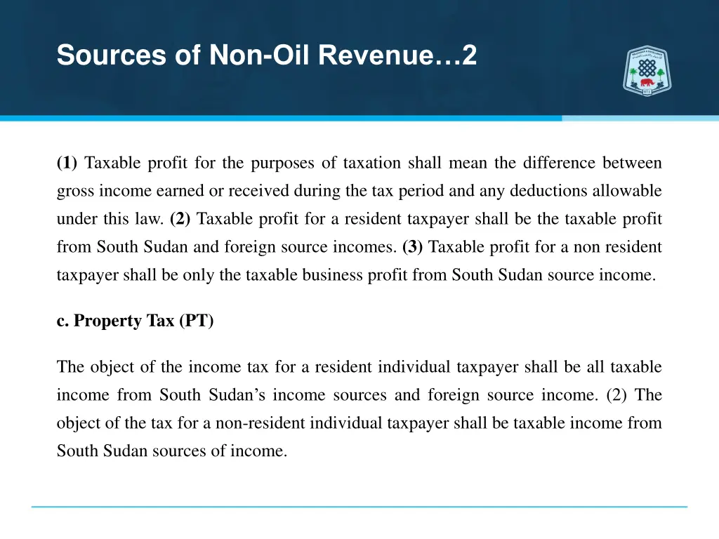 sources of non oil revenue 2