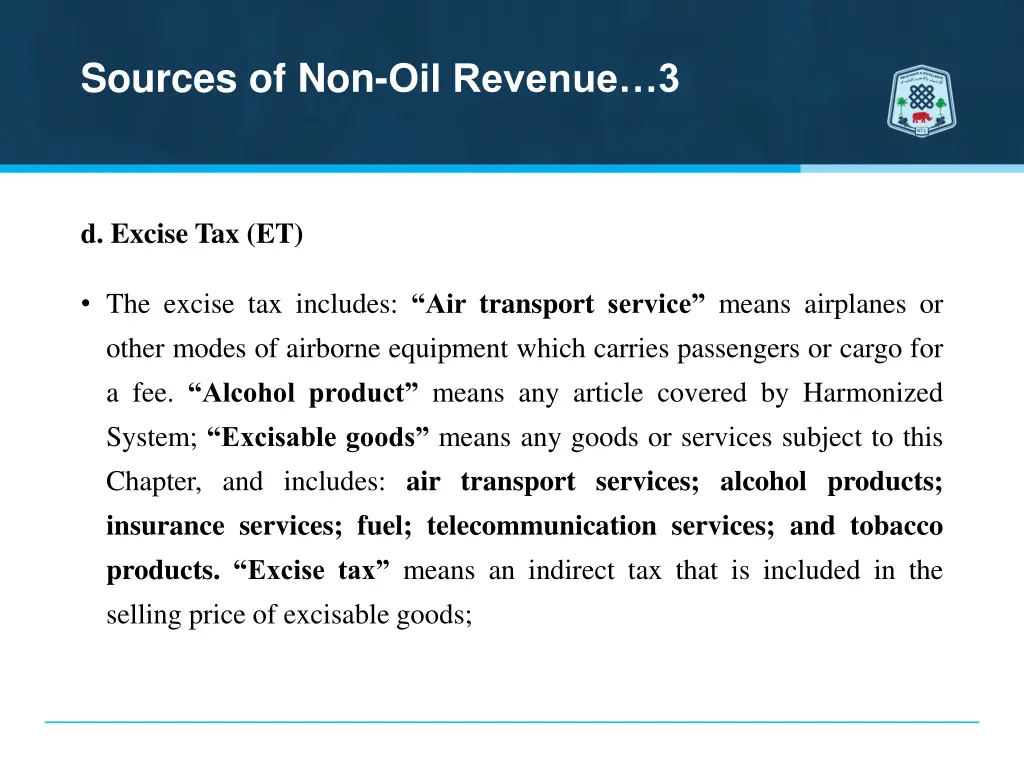 sources of non oil revenue 3