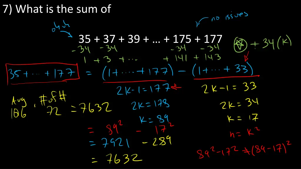 7 what is the sum of