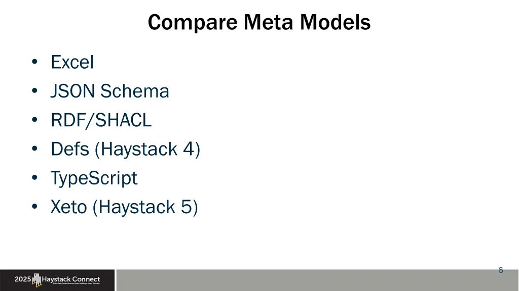 compare meta models
