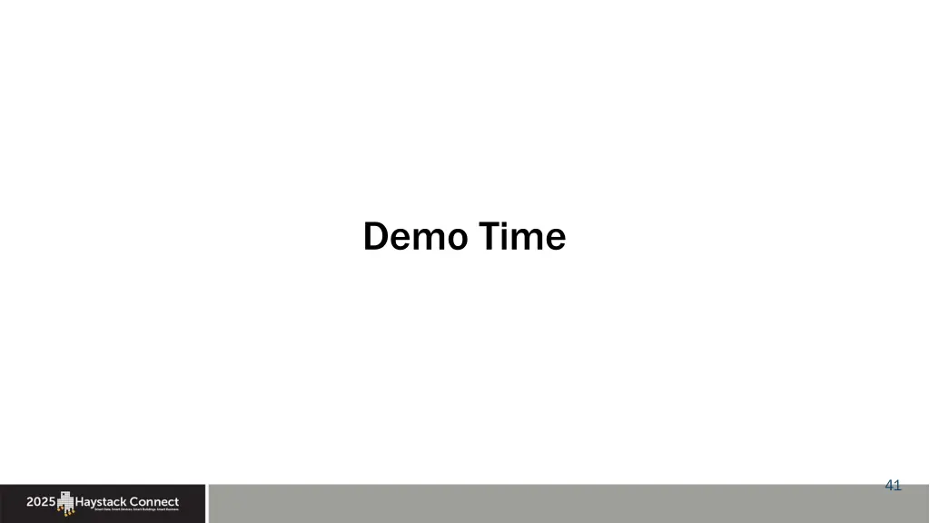 demo time