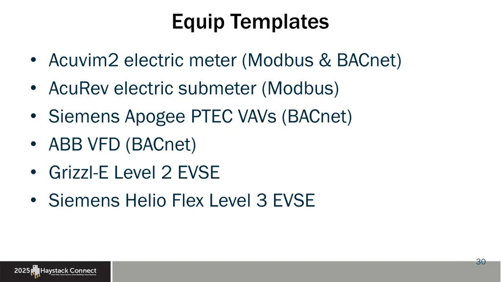 equip templates
