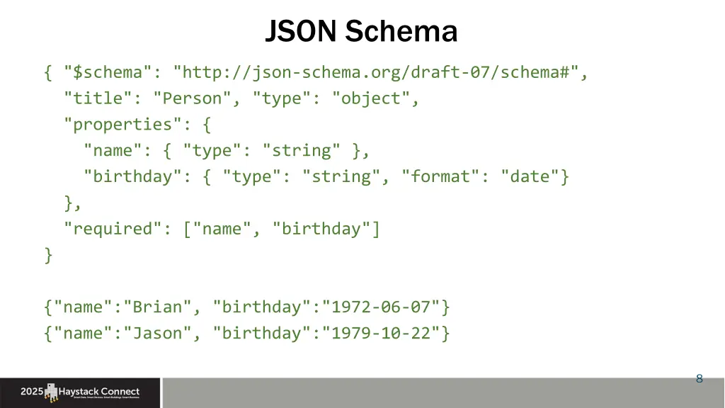 json schema