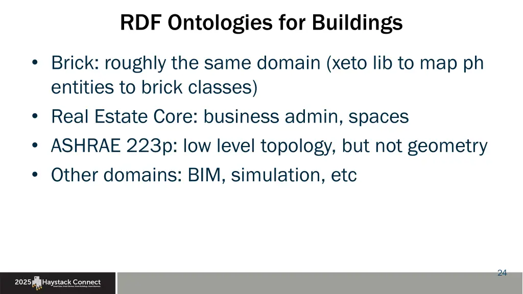 rdf ontologies for buildings