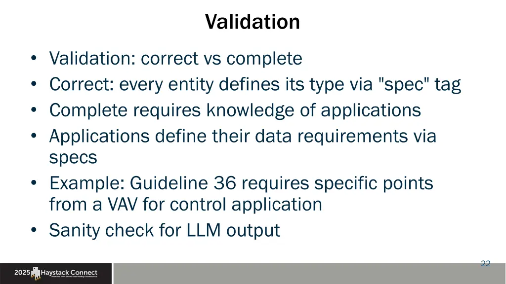 validation