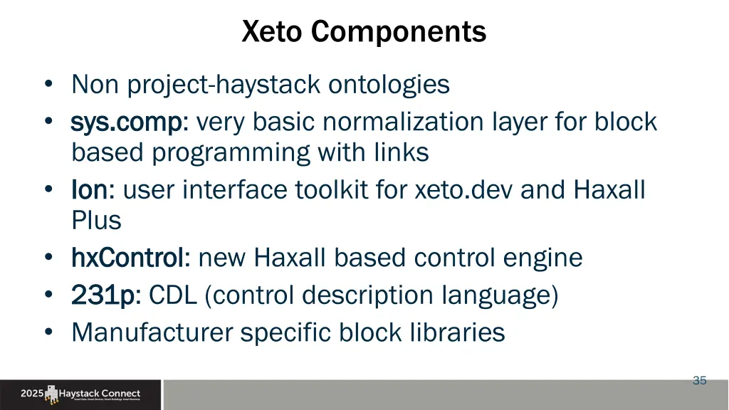 xeto components