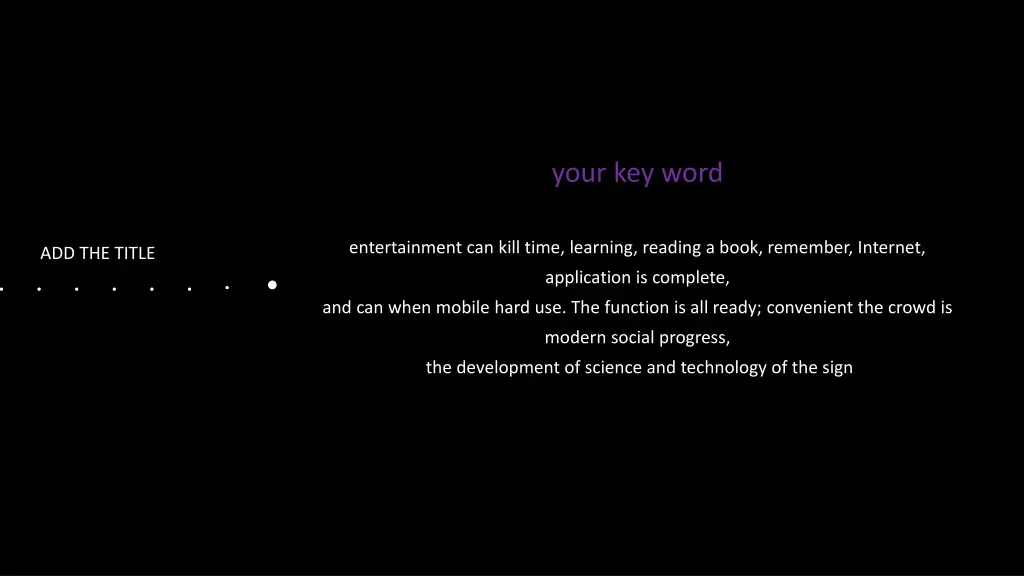 your key word