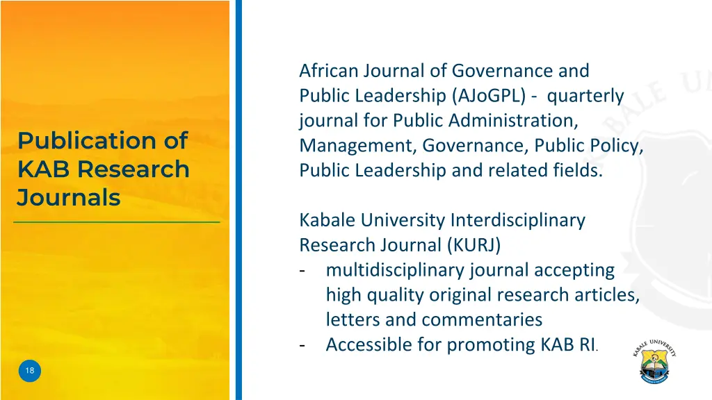 african journal of governance and public