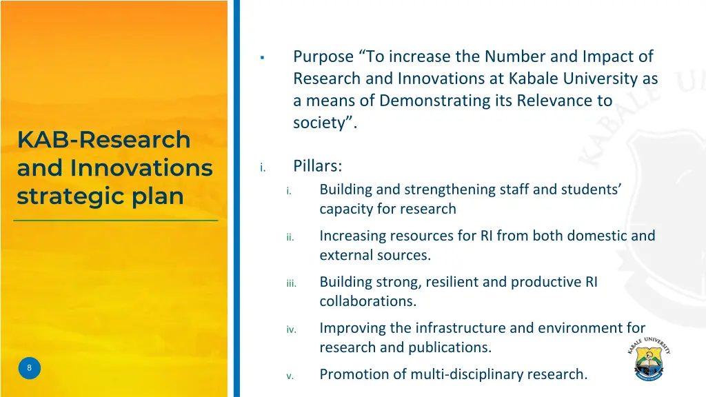 purpose to increase the number and impact