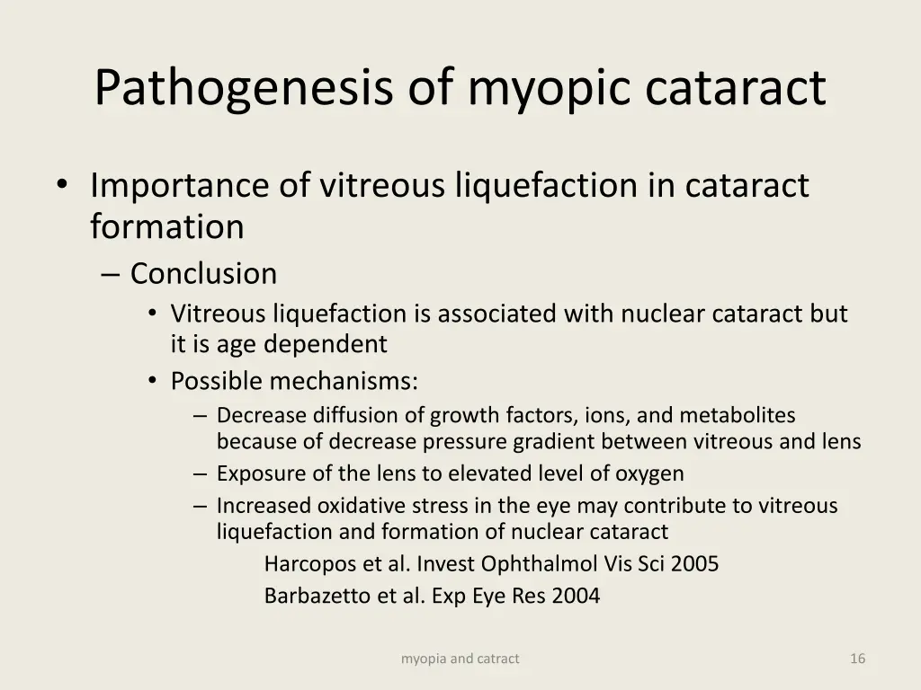pathogenesis of myopic cataract 2