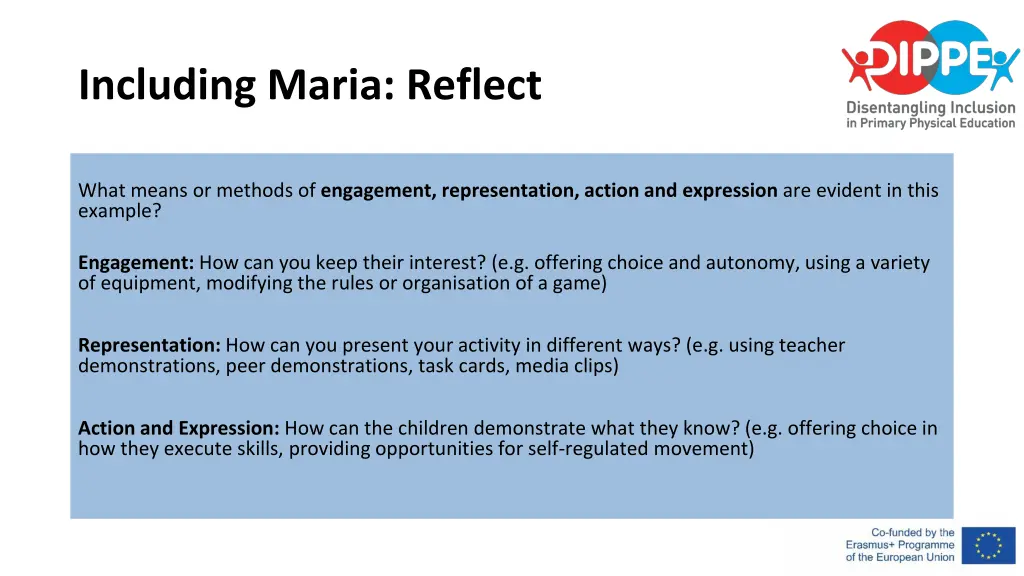 including maria reflect