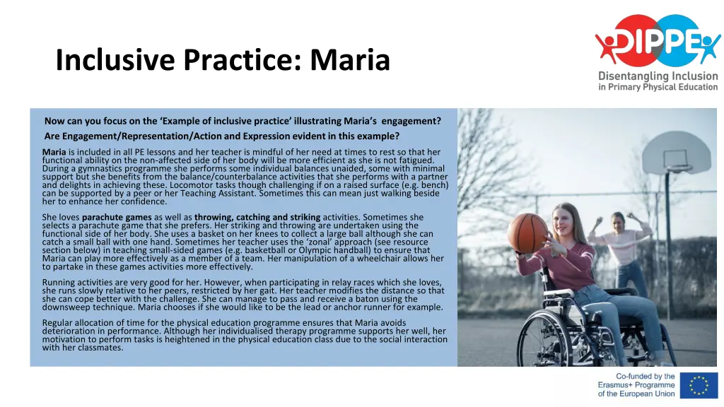inclusive practice maria