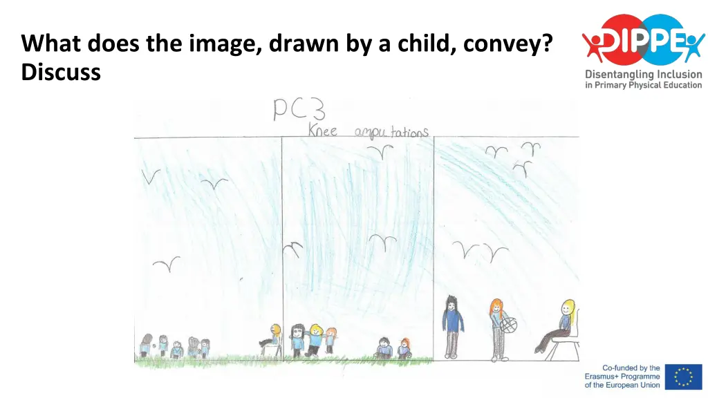 what does the image drawn by a child convey