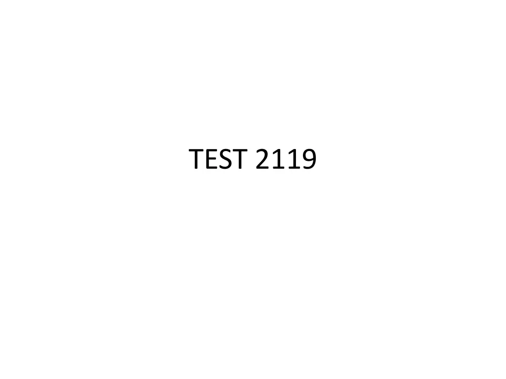 test 2119