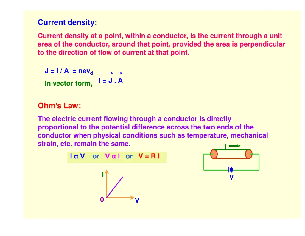 current density
