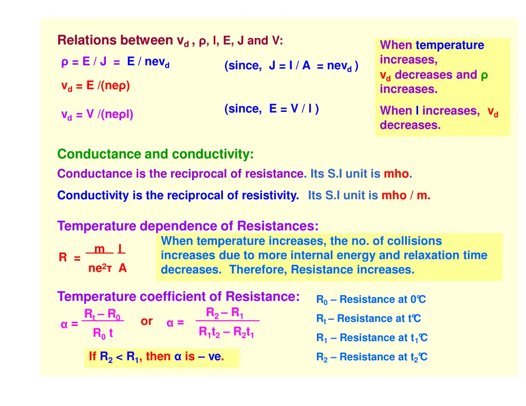 relations between v d l e j and v e j e nev d