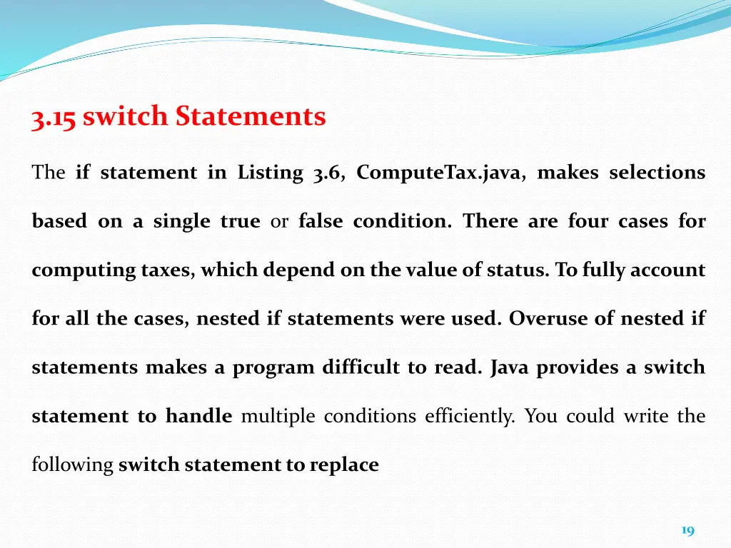 3 15 switch statements